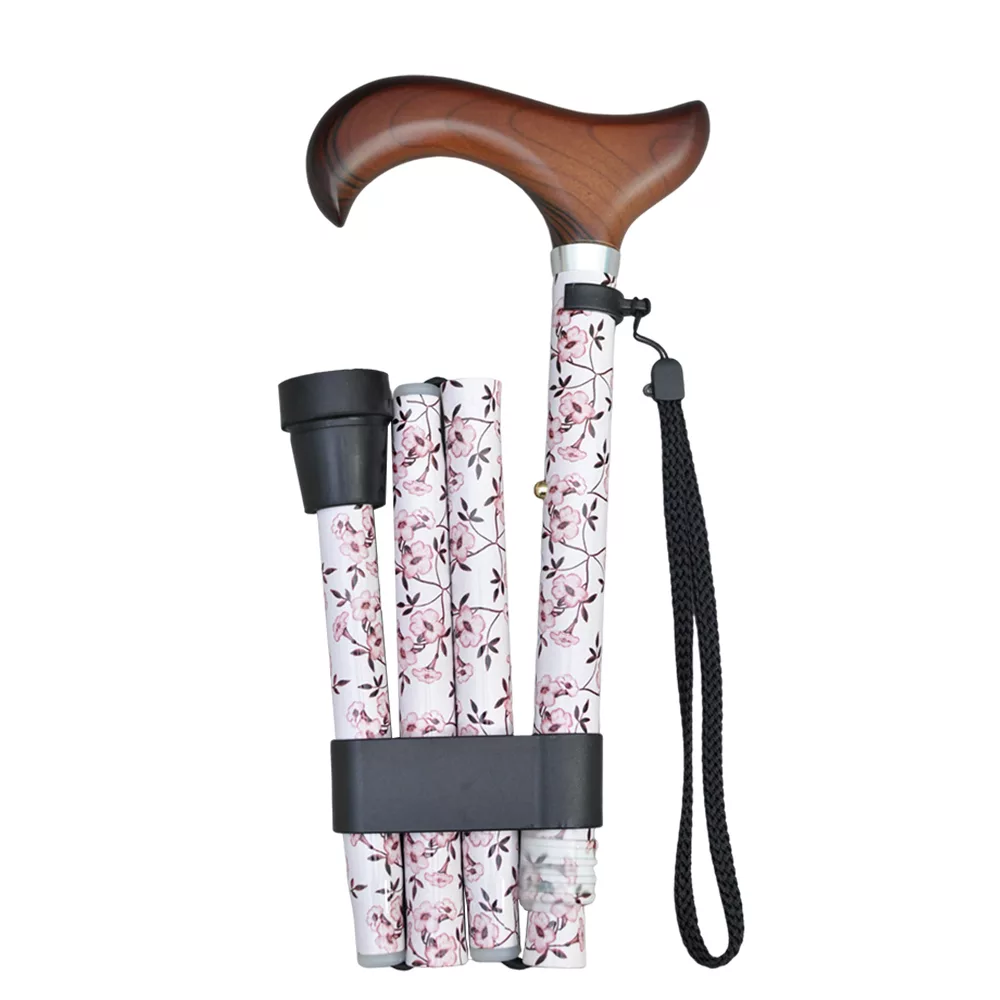 Wonderful Floral Folding Walking Stick (1001.301.FAE) » Walking Canes And  Walking Sticks Manufacturer And Supplier