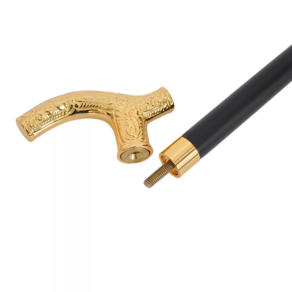 Gold Brass Fritz Walking Cane (1023.001.GMB) - Walking Stick Cane  Manufacturer Supplier