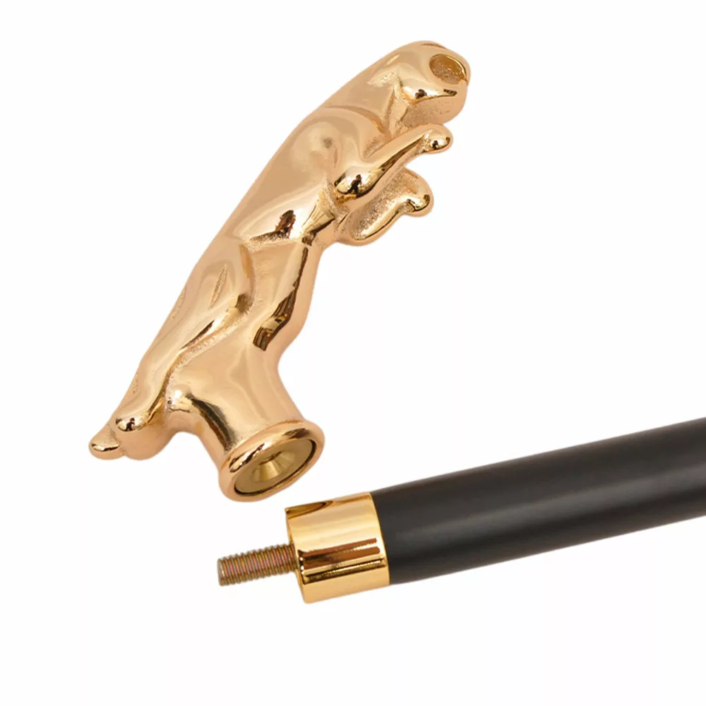 Luxury Gold Leopard Handle Fashion Walking Cane (1023.004.GMB) - Walking  Stick Cane Manufacturer Supplier